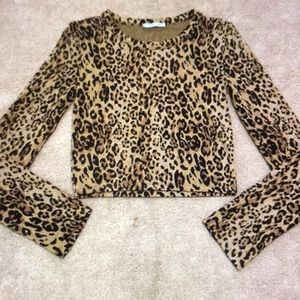 Zara  animal print crop top size S - 120